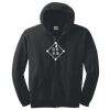 GILDAN® HEAVY BLEND FULL ZIP HOODED SWEATSHIRT. Thumbnail